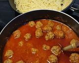 รูปขั้นตอนการทำที่ 2 ของ Spaghetti meatballs ซอสมะเขือเทศ