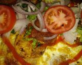 A picture of step 10 of Tawa aloo chapati roll.