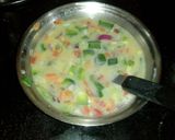 A picture of step 3 of Japeness egg rolls.