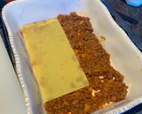 A picture of step 5 of Just Lasagne, my way.