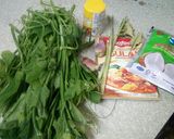 Foto langkah ke 1 dari resep Gulai bumbu instan. daun labu siam.