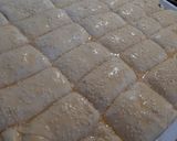 A picture of step 10 of Turkish Borek rolls (granny's version).