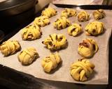 Red bean paste Saffran raisin buns recipe step 4 photo