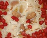 A picture of step 4 of Fruits Custard for children.