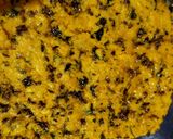 A picture of step 5 of Rajasthani pithore.