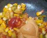 A picture of step 3 of Indian style tandoori mayo masala sandwich.