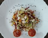 A picture of step 3 of Crunch Munch Salad.