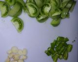 A picture of step 1 of Raw tomato sabji.