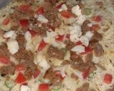 A picture of step 2 of Kababish Sandwich.