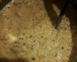 A picture of step 1 of Moong daal kadhi chawal.