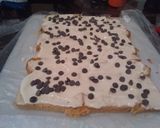Foto del paso 4 de la receta: Pastel de queso con chispas de chocolate y tostadas francesas
