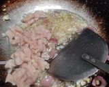 Gambar langkah 2 resipi Pak Choy Ayam.
