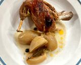 A picture of step 6 of Rabbit Stifado.