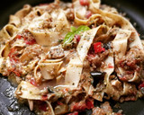 Foto del paso 4 de la receta: PASTA con PISTO al PESTO