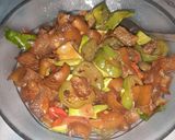 Foto langkah ke 5 dari resep Kikil pete pedas manis.