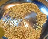 A picture of step 4 of Sprouted Foxtail millet/Thinai laddu.
