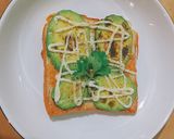 Hình bước làm 4 của món Sandwich Bơ🥑🥑