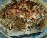 Foto langkah ke 7 dari resep Baked chicken fettuccine aglio e olio.