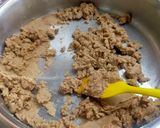A picture of step 2 of Chestnut Flour Halwa (Singhade ke aate ka halwa).