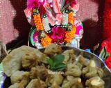 A picture of step 13 of Fried Modak.