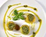 Foto del paso 8 de la receta: Papas con Pesto de Albahaca y Queso de Cabra: