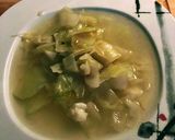 Foto del paso 2 de la receta: Sopa de col (o repollo) con ajos fritos