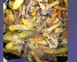 A picture of step 3 of Sultan chips.
