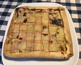 Une image de l'étape 13 de Tarte quadrillée à la rhubarbe et vanille,pâte brisée au sucre de canne.
