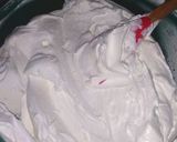 A picture of step 1 of Coffee cocktail cake (heart shape 2nd part).