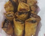 Foto langkah ke 4 dari resep Lumpiah Pisang coklat lumer.