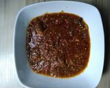A picture of step 8 of Boiled cocoyam and Aubergine sauce.