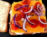 A picture of step 2 of My So Tasty Cheese,Avocdo & Corned Beef Sandwich. 😋.