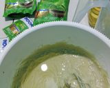 Foto langkah ke 3 dari resep Pancake matcha eggless.