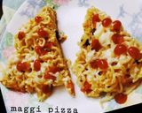 A picture of step 6 of Maggi pizza.