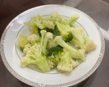（簡單）炒花椰菜的食譜步驟1照片