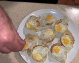 Foto del paso 4 de la receta: Tartaletas de huevo de codorniz, espárrago y cherry
