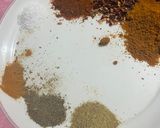 A picture of step 1 of Aloo gosht.