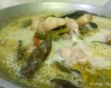 Foto langkah ke 6 dari resep Sayur ayam pedas kuah soto segar bumbu simple.