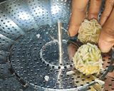 A picture of step 5 of 'Healthy Stuffed Rice balls'.