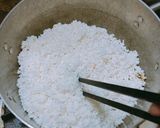 Hình bước làm 4 của món Cơm gà chay!