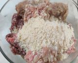 A picture of step 1 of Hamburger Steak (ハンバーグステーキ).