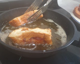 Foto del paso 3 de la receta: Torrijas rellenas de mermelada y crema de cacahuete