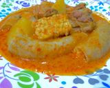 Foto langkah ke 7 dari resep Gulai Tambunsu ' Usus Sapi Isi Telur & Tahu'.