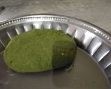 A picture of step 3 of Palak bytes with cheese falafal.