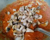 A picture of step 3 of Mushrooms - Kuch Hat ke.