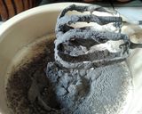 Foto langkah ke 2 dari resep 413.Bolu ketan hitam cream cheese.