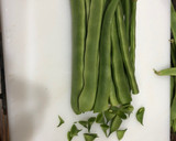 Foto del paso 1 de la receta: Judías verdes salteadas con jamón