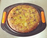A picture of step 5 of Broccoli and cheese quiche.