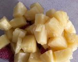 A picture of step 1 of Super Fast Fruit Salad!.