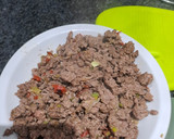Foto del paso 3 de la receta: Coliflor y Brócoli con Carne Picada y Bechamel